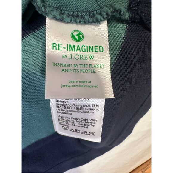 Crewcuts striped quarter zip sweater, NWT, size L - Picture 4 of 6